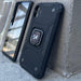 Wozinsky Ring Armor case for iPhone 14 armored cover magnetic holder ring blue - Cell phone cases and covers<<<HurtelXML