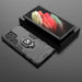 Wozinsky Ring Armor case for Samsung Galaxy S23 Ultra armored cover magnetic holder ring black - Cell phone cases