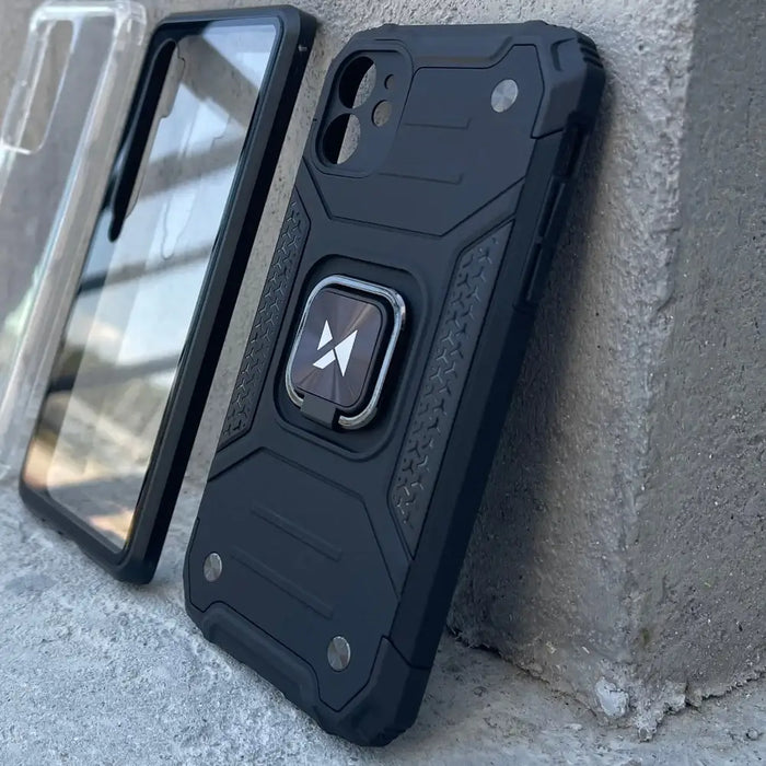 Wozinsky Ring Armor Case Kickstand Tough Rugged Cover for iPhone 13 Pro red - Cell phone cases and covers<<<HurtelXML
