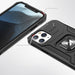 Wozinsky Ring Armor Case Kickstand Tough Rugged Cover for iPhone 13 Pro Max blue - Cell phone cases