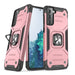 Wozinsky Ring Armor Tough Hybrid Case Cover + Magnetic Mount for Samsung Galaxy S22 gold - Cell phone cases