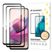Wozinsky Set of 2x Super Durable Full Glue Tempered Glass Full Screen with Frame Case Friendly Xiaomi Redmi Note 10