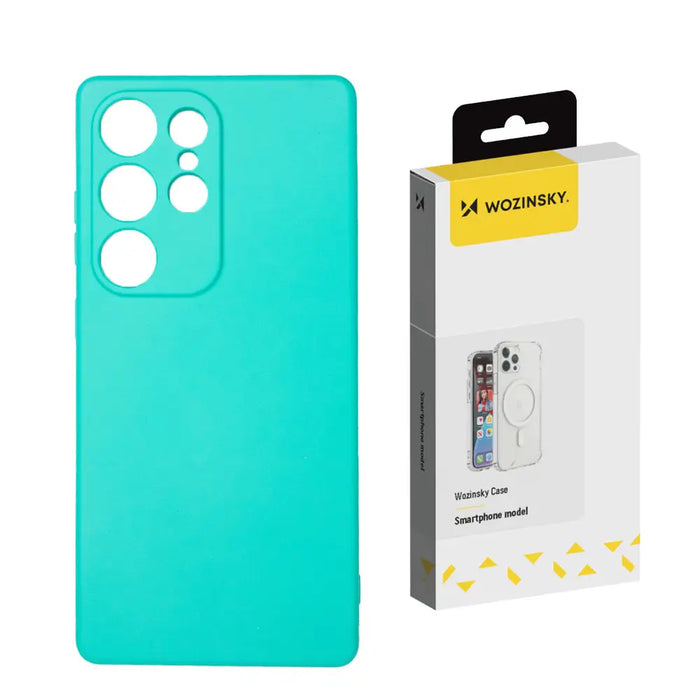 Wozinsky Silicone Case for Samsung Galaxy S24 FE - Mint - Cell phone cases and covers<<<HurtelXML