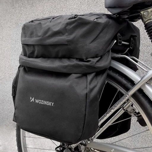 Wozinsky spacious bike bag 60 l for the trunk (rain cover included) black (WBB13BK) - Torby rowerowe<<<HurtelXML&&&Bags