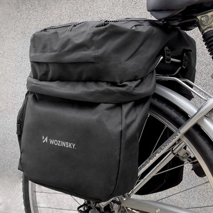 Wozinsky spacious bike bag 60 l for the trunk (rain cover included) black (WBB13BK) - Torby rowerowe<<<HurtelXML&&&Bags