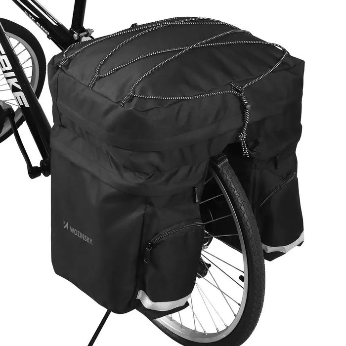 Wozinsky spacious bike bag 60 l for the trunk (rain cover included) black (WBB13BK) - Torby rowerowe<<<HurtelXML&&&Bags