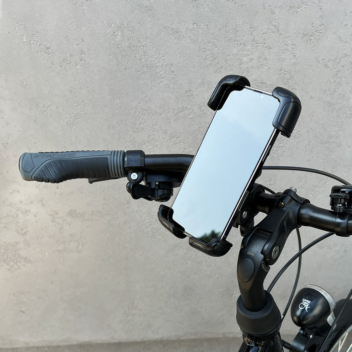Wozinsky strong phone holder for bicycle motorcycle scooter handlebars black (WBHBK6) - Uchwyty biurkowe