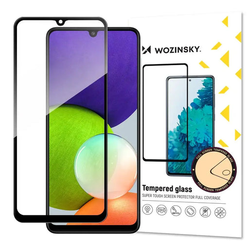 Wozinsky Tempered Glass Full Glue Super Tough Screen Protector Full Coveraged with Frame Case Friendly for Samsung