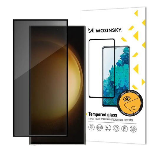 Wozinsky Tempered Privacy Glass Privacy Glass with Anti-spy Filter for Samsung Galaxy S24 Ultra - Cell phone tempered
