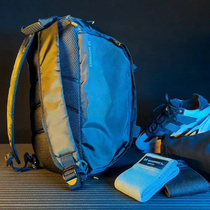 Wozinsky Travel Sports Bag Backpack Hand Luggage Bag 40x20x25 cm for Airplane Black (WSB-B01) - Torby