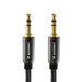 Wozinsky universal mini jack cable 2x AUX cable 1.5 m black - Audio cables<<<HurtelXML