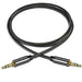Wozinsky universal mini jack cable 2x AUX cable 2 m black - Audio cables<<<HurtelXML
