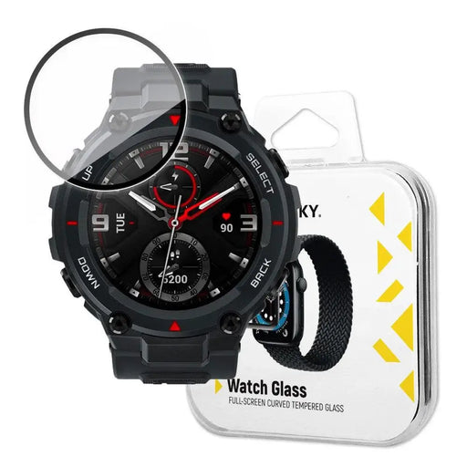 Wozinsky Watch Glass Hybrid Glass for Xiaomi Amazfit T-Rex black - Cell phone tempered glass<<<HurtelXML