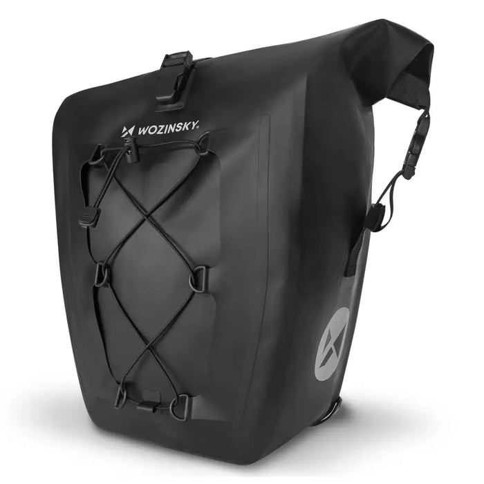 Wozinsky waterproof bicycle bag trunk pannier 25l black (WBB24BK) - Torby rowerowe<<<HurtelXML