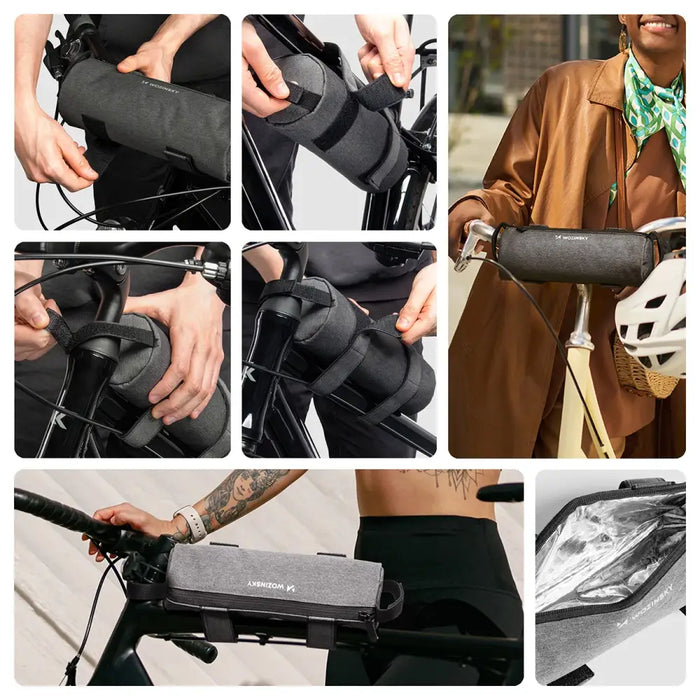 Wozinsky WBB37GRB bicycle bag with thermal insulation - gray - Torby rowerowe<<<HurtelXML