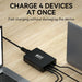 Wozinsky WGCSB 240W GaN Wall Charger USB-A / 3 x USB-C - Black - Cell phone USB charger<<<HurtelXML