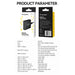 Wozinsky WGCSB 240W GaN Wall Charger USB-A / 3 x USB-C - Black - Cell phone USB charger<<<HurtelXML