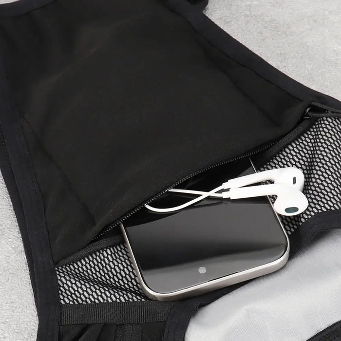 Wozinsky WKDB1 Reflective Running Vest - Black - Nerki opaski kamizelki do biegania<<<HurtelXML