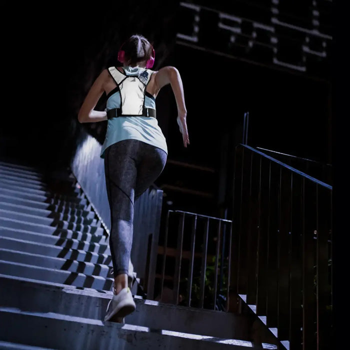 Wozinsky WKDB1 Reflective Running Vest - Black - Nerki opaski kamizelki do biegania<<<HurtelXML