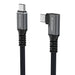 Wozinsky WPS2-UY41S USB-C Thunderbolt 4 240W Angled Cable 2m - Black - Cell phone cables<<<HurtelXML