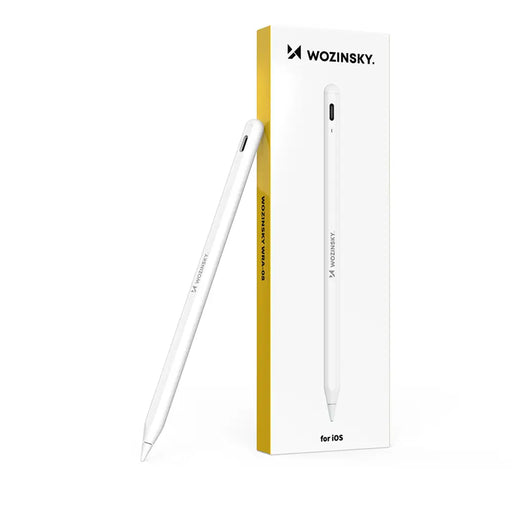 Wozinsky WRA-08 Stylus for iPad USB-C Fast Charging - White - Cell phone stylus pen<<<HurtelXML