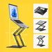 Wozinsky WRS-CPY75DSB Aluminum Laptop and Tablet Stand + Free Smartphone Stand - Black - Stands and tables