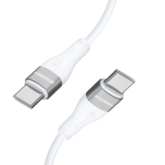 Wozinsky WSTCC2 USB-C / USB-C PD 65W cable 2 m - white - Cell phone cables<<<HurtelXML