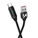 Wozinsky WUACC2 USB A - USB C Cable with Display 66W 6A 2m - Black - Cell phone cables<<<HurtelXML