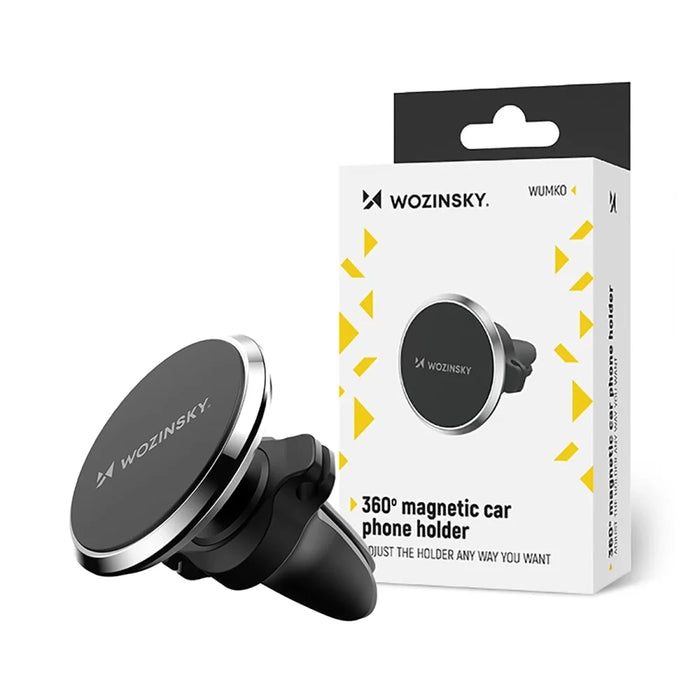 Wozinsky WUMKO magnetic phone holder for car air vent - black - Uchwyty samochodowe do telefonów<<<HurtelXML
