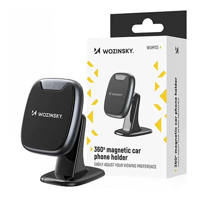 Wozinsky WUMTD Magnetic Car Dashboard Phone Holder - Black - Uchwyty samochodowe do telefonów<<<HurtelXML