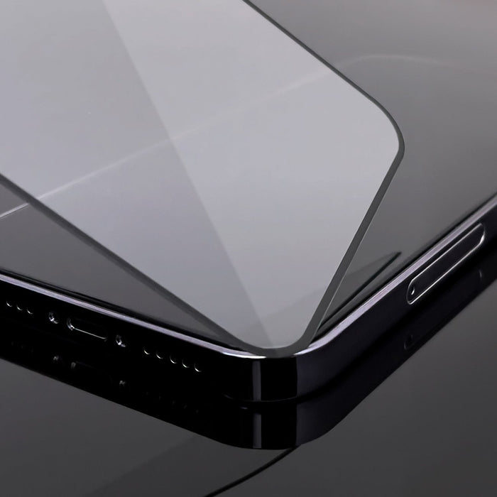 Wozinsky super tough Full Glue Full Glue Full Screen Tempered Glass with Case Friendly Realme C35 Black Frame