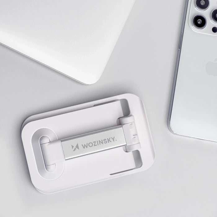 Wozinsky Desk Phone Stand Tablet Stand Foldable White (WFDPS-W1)