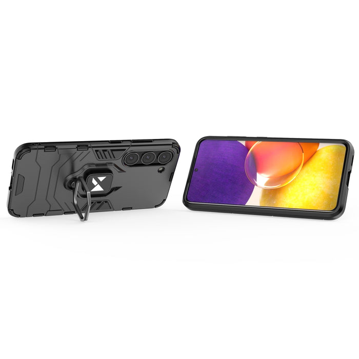 Wozinsky Ring Armor case for Samsung Galaxy S23 armored cover magnetic holder ring black