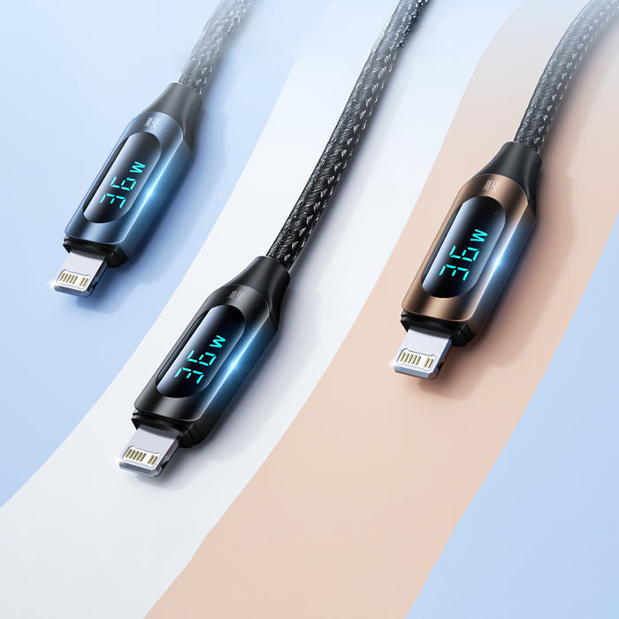 Wozinsky WUCLC1 Lightning - USB-C cable 36W 480Mb/s 1m - black