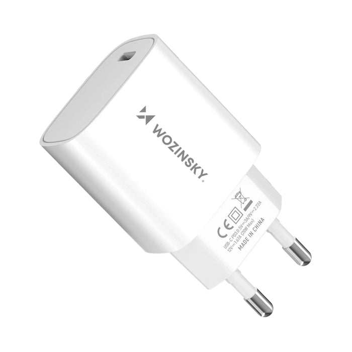 Wozinsky WGWCCW 20W USB-C wall charger - white