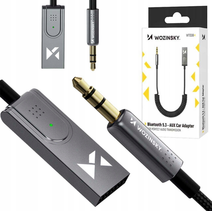 Wozinsky WTODB Bluetooth 5.3 audio adapter / AUX audio receiver