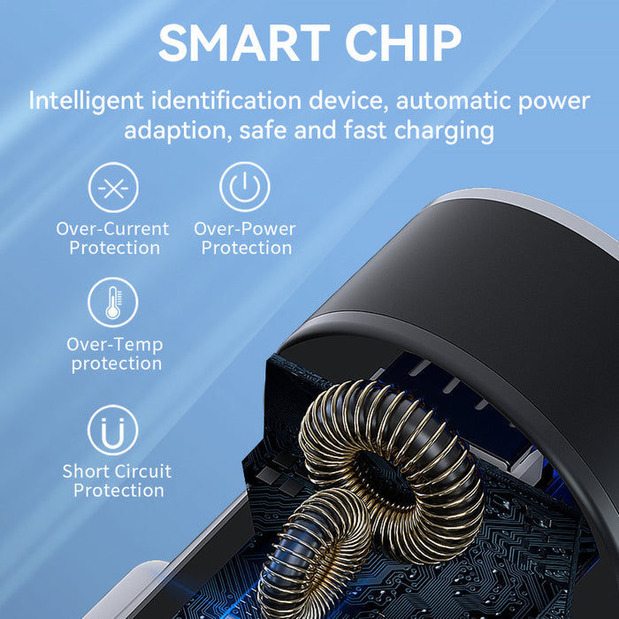 Wozinsky WDCCAC USB-C USB-A 36W car charger - black