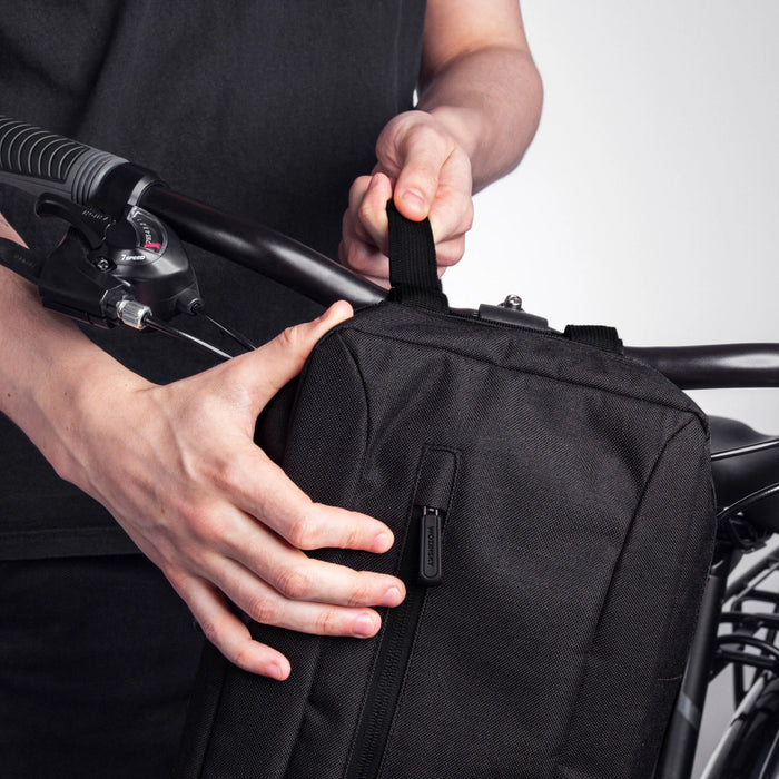 Wozinsky WSB6GR Scooter Handlebar Sports Bag with Shoulder Strap 5L - Gray