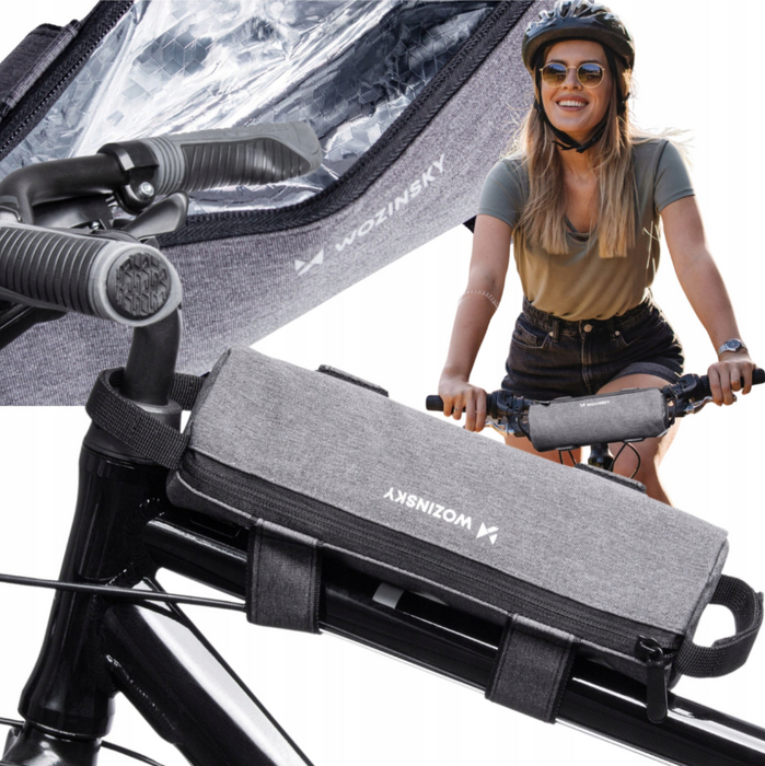 Wozinsky WBB37GRB bicycle bag with thermal insulation - gray