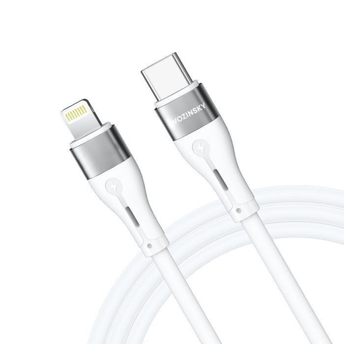 Wozinsky WSTCL1 Lightning / USB-C PD 27W cable 1 m - white