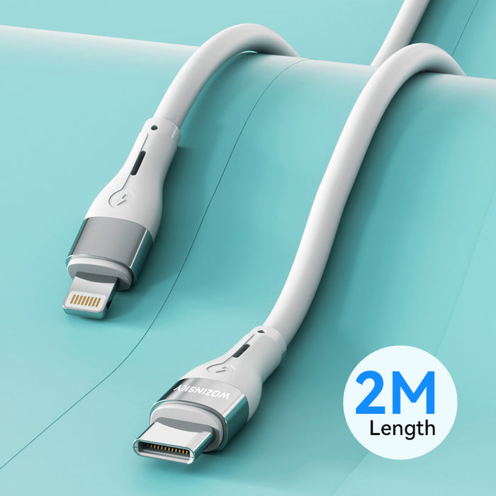 Wozinsky WSTCL2 Lightning / USB-C PD 27W cable 2 m - white