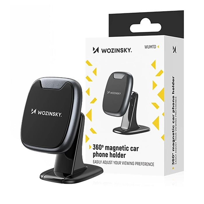 Wozinsky WUMTD Magnetic Car Dashboard Phone Holder - Black