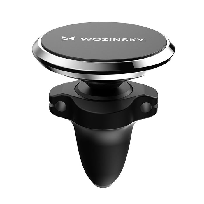 Wozinsky WUMKO magnetic phone holder for car air vent - black