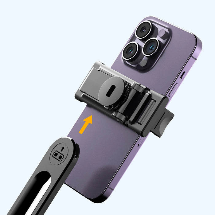 Selfie stick WC1Y3S telescopic tripod 1.3m with phone holder - black