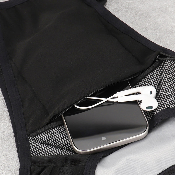 Wozinsky WKDB1 Reflective Running Vest - Black