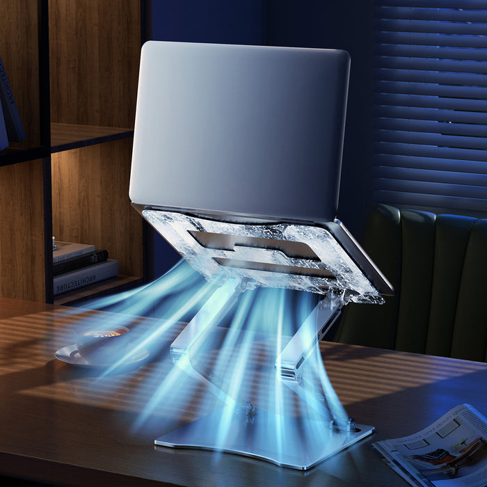 Wozinsky WRS-CPY75DSS Aluminum Laptop and Tablet Stand + Free Smartphone Stand - Silver