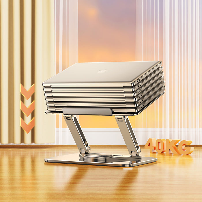 Wozinsky WRS-CPY84SS Aluminum Laptop and Tablet Stand + Free Smartphone Stand - Silver