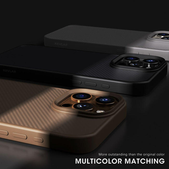 Wozinsky Carbon Fiber Case with MagSafe for Samsung Galaxy S25 - Black