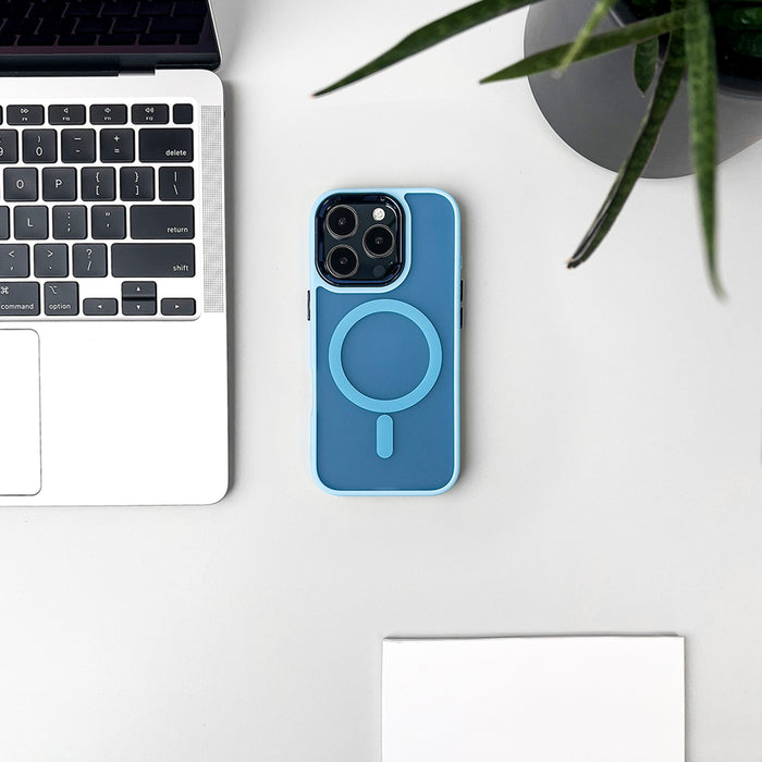 Wozinsky Fashion Case with MagSafe for Samsung Galaxy S24 FE - Blue