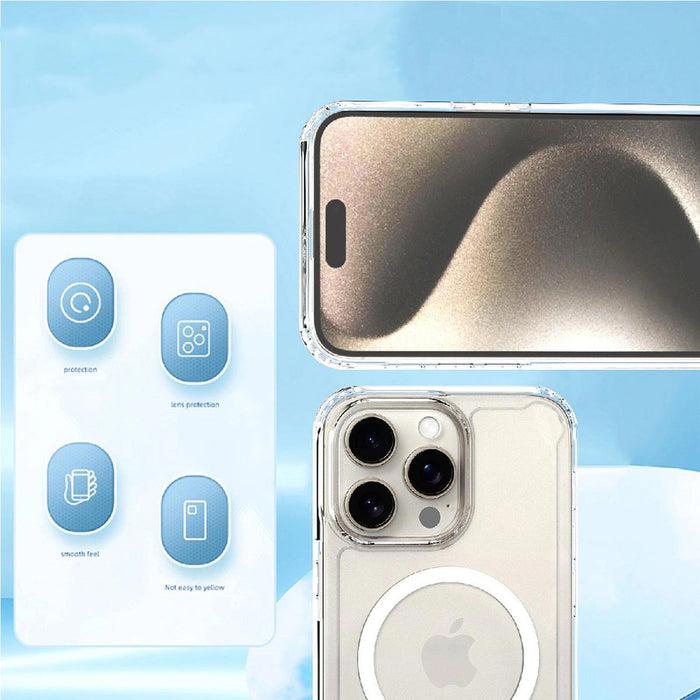 Wozinsky Clear Corner Case MagSafe for Samsung Galaxy S24 FE - Clear
